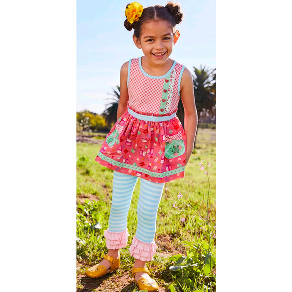 MATILDA JANE toddler girls Sz 2 Brilliant daydream Love Letters Tunic EUC - Picture 2 of 8